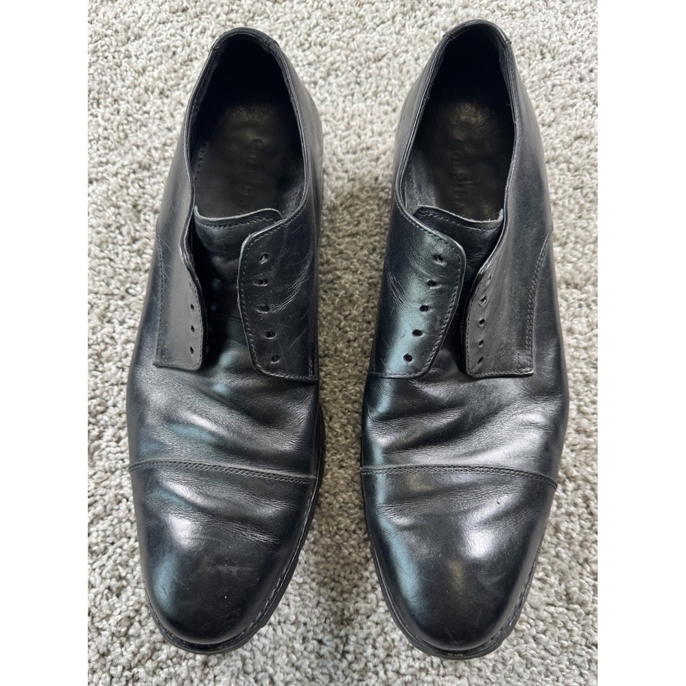 Cole Haan x NikeAir Mens Oxford Black Dress‎ Shoes Lace Up C09860 Size 13 Read